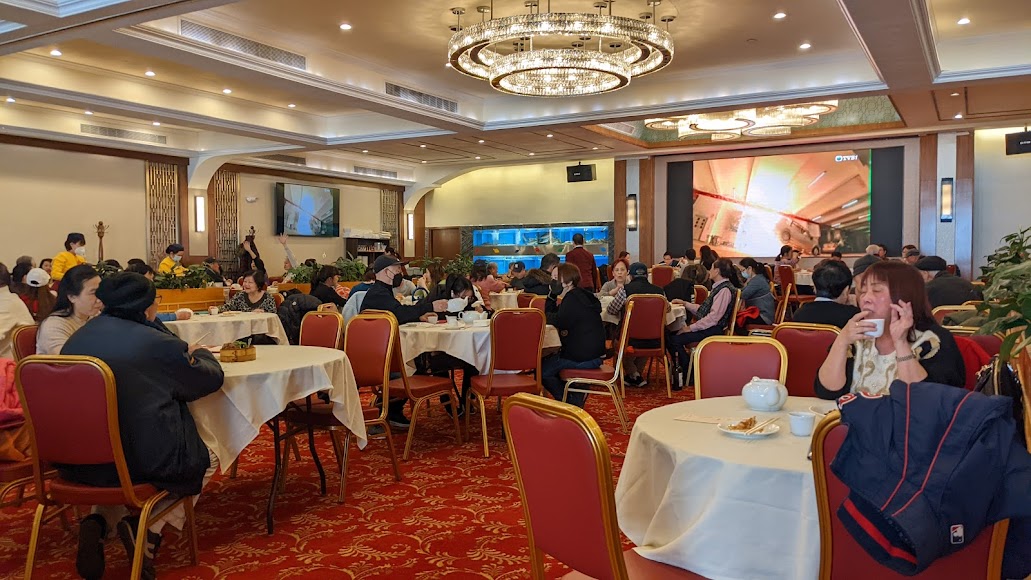 Dining room at East Harbor Seafood Palace